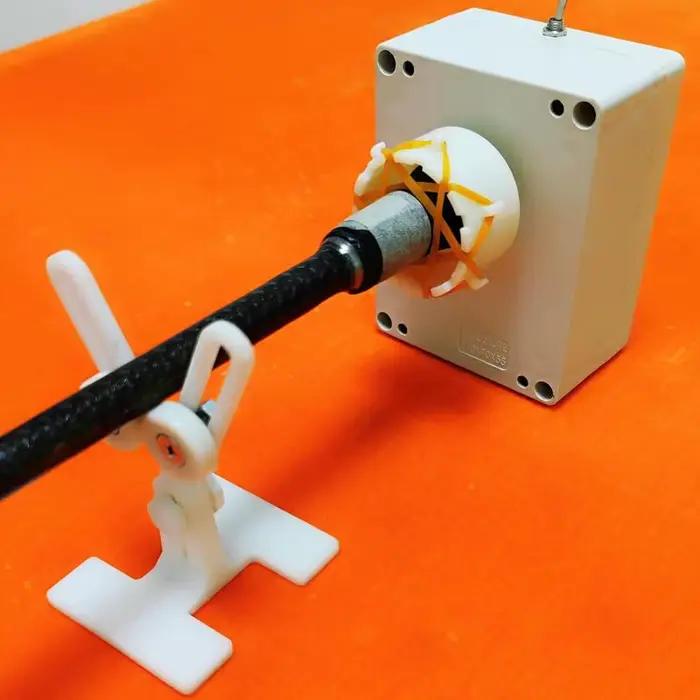Applicateur époxy pour cannes à pêche 0-40 tours minute - Machine rotation colle réglable électrique