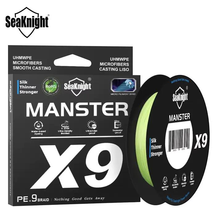 Ligne SeaKnight X9 150M-300M 9 brins - Technologie de teinture à l'eau pour pêche en mer ultra-fine et résistante