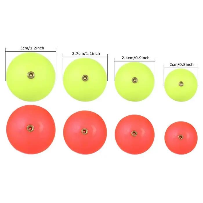 10 boules flottantes 20-30mm avec anneau cuivre pour pêche eau douce et mer - accessoires pêche