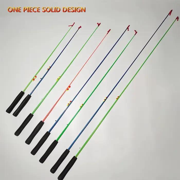Kit complet pêche spinning canne télescopique fibre de verre avec moulinet combo pour débutants