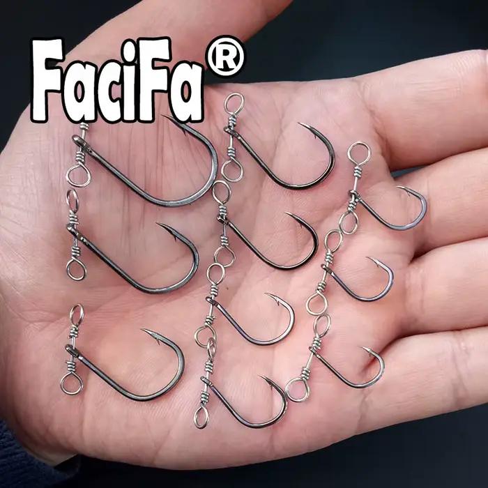 20 hameçons Drop Shot avec émerillon intégré - Technique pêche verticale pour black bass et perche