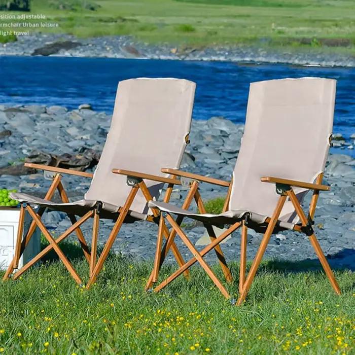 Chaise relax pliante portable 4 positions inclinables pour plage bureau sieste pêche camping