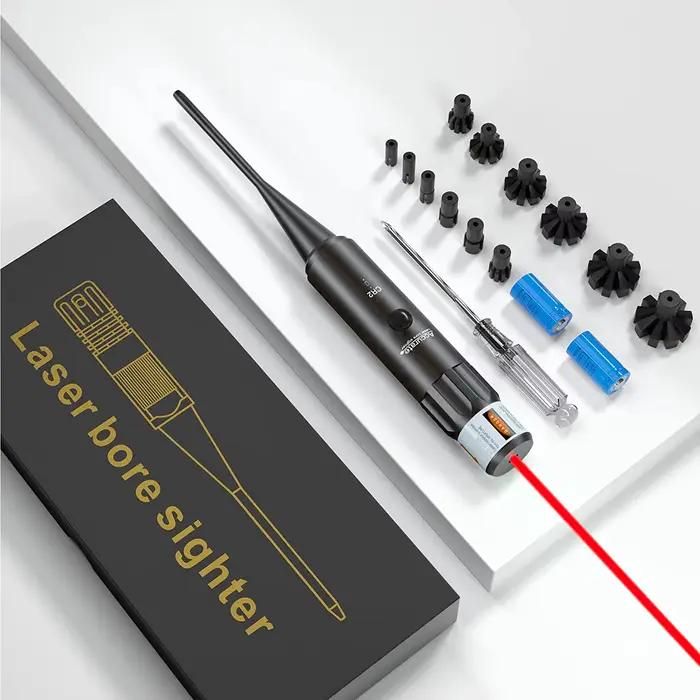 Viseur laser de calibre .22 à .78 pour alignement fusil - Accessoire précision pêche et chasse