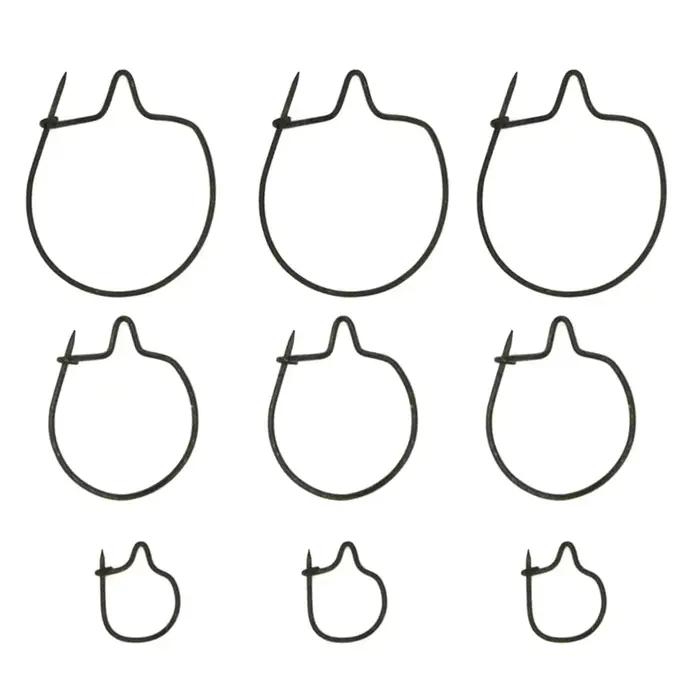 20 clips à asticots pour pêche de la carpe - Hameçons appâts vifs et leurres bouillettes