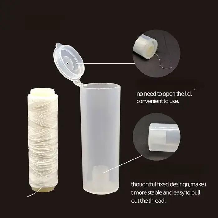 Bobine de fil de pêche invisible en nylon haute résistance pour leurres et appâts avec étui de protection
