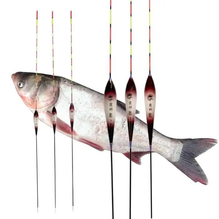 Flotteurs pêche eau peu profonde balsa 5 pièces + tubes 5 pièces, flotteurs légers pour pêche précise