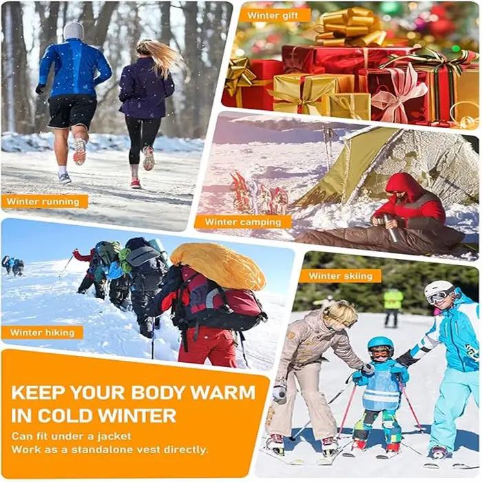 Veste chauffante en graphène pour hommes et femmes activités outdoor pêche camping hiver confort chaleur