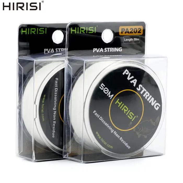 Fil PVA soluble rapide pour amorces bouillettes et carpe - rouleau 50/100m accessoire pêche Hirisi