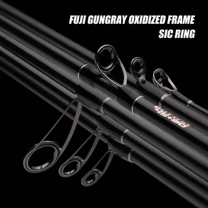 Canne bass PURELURE REALM M40X carbone Toray - Rod pêche leurres souples brochet sandre action F/F Fuji SIC