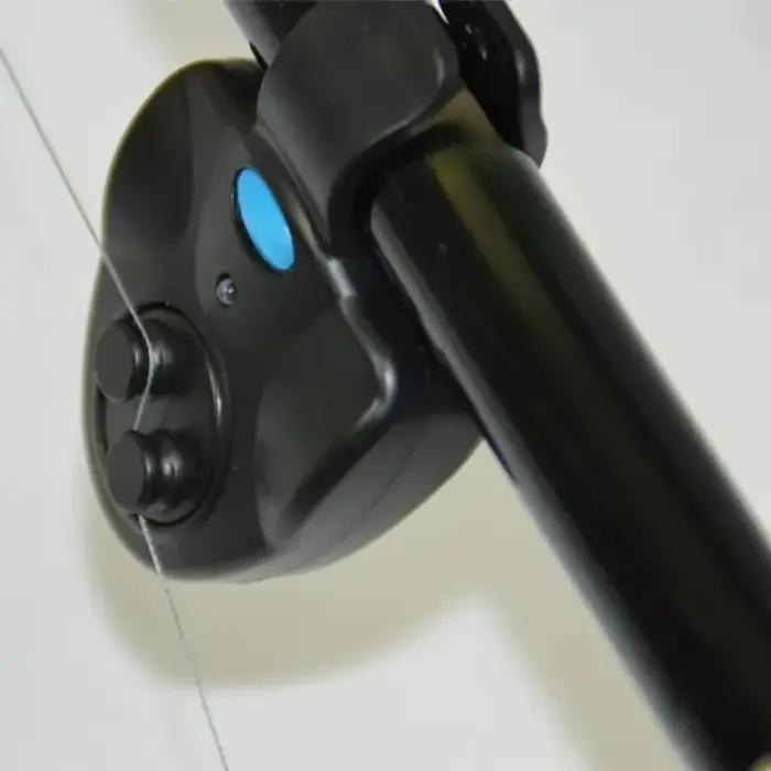 Alarme mordeur portable LED pour pêche à la carpe - Indicateur de touches avec amortisseur pour canne