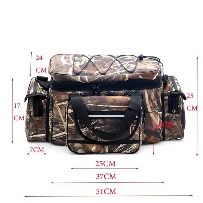 Sac pêche grande capacité étanche PJ198 - Sac ceinture leurres multifonction pour pêche carpe