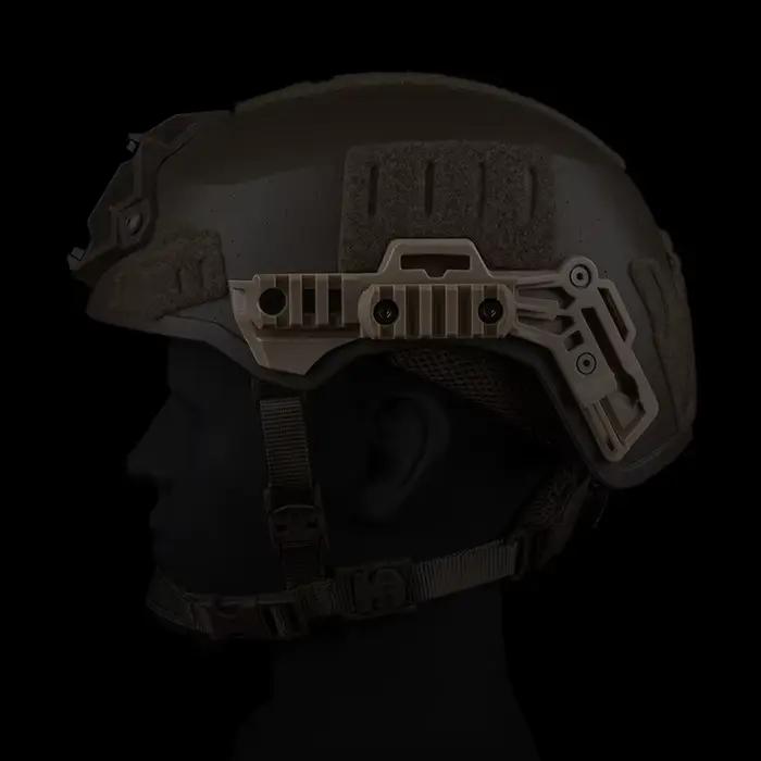 Rails latéraux Wendy 3.0 pour casque - Support modulaire pour accessoires de pêche et éclairage