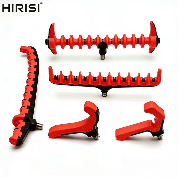 Support de canne feeder Hirisi AC206 rouge pour buzz bars et alarmes de touche - Accessoire terminal