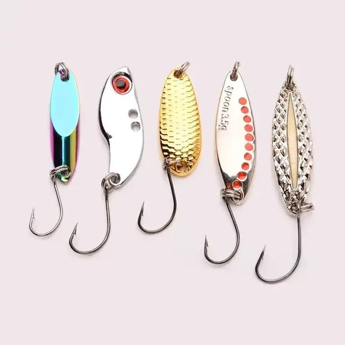 Lot de leurres métal VIB coulants 3g 10g 15g pour pêche en mer et surfcasting