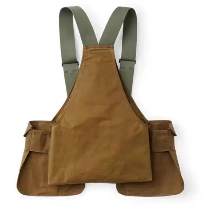 Veste multifonction pêche camping 2025 à multiples poches pour homme et femme style rétro américain