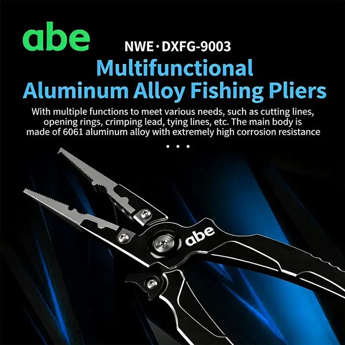 Pince pêche aluminium ABE 26kg - Gripper multi-fonctions coupe-ligne et dégorgeoir