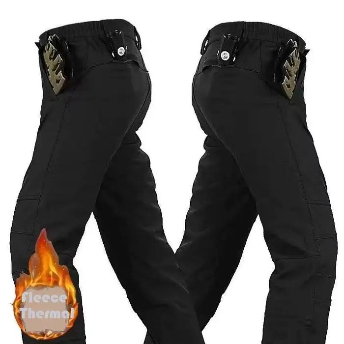 Pantalon cargo militaire tactique hiver imperméable pêche randonnée chaud combat hommes