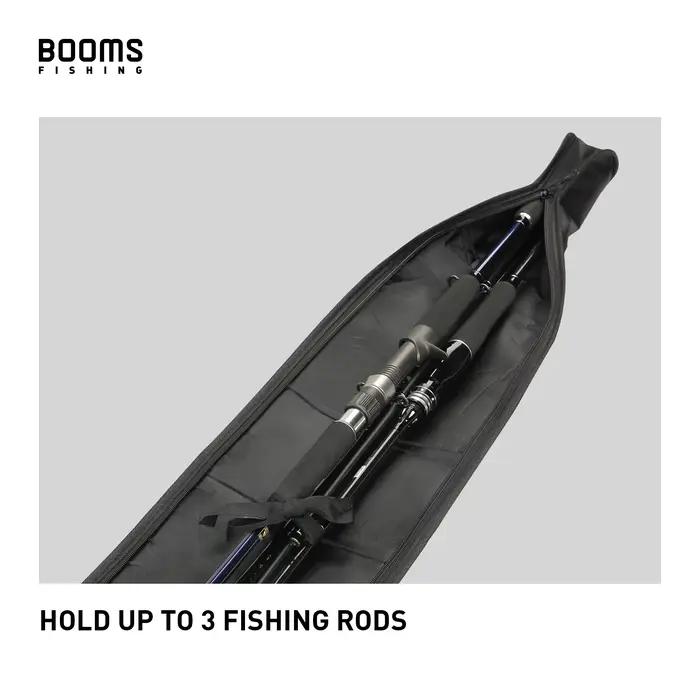Sac pour cannes de pêche Booms Fishing PB3 étui de rangement 130 à 215 cm pliable pour outils de pêche