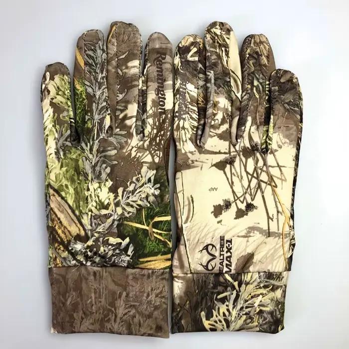 Gants de pêche écran tactile bioniques anti-dérapants camouflage pêche chasse tir doigts complets