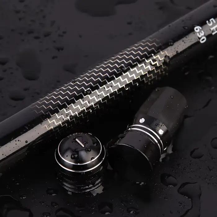 Canne télescopique ultra-légère ruisseau main carbone eau douce carpe feeder 3-8m hiver pêche nomade compacte