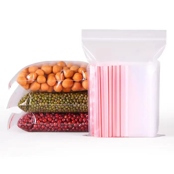 Sacs zip plastique transparents réutilisables - Conservation aliments pêche - Fermeture étanche pratique