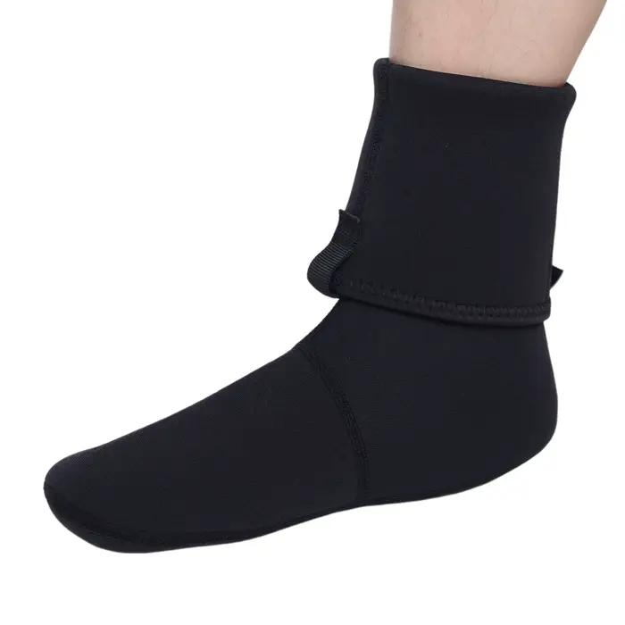 Chaussettes néoprène 3mm unisexe pour pêche à gué et activités aquatiques outdoor