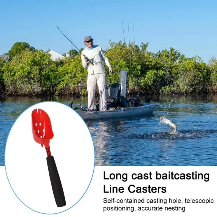 Cuillère à amorce rétractable - Louchette légère manche long anti-dérapant pour lancer précis