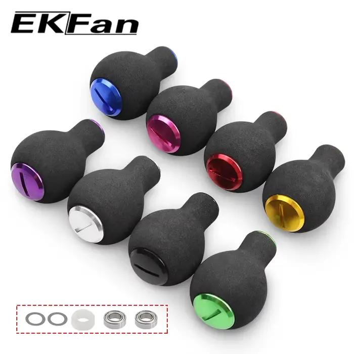 Poignées EKFan EVA pour moulinets Dawa Shimano - Forme gourde ergonomique pour pêche au lancer
