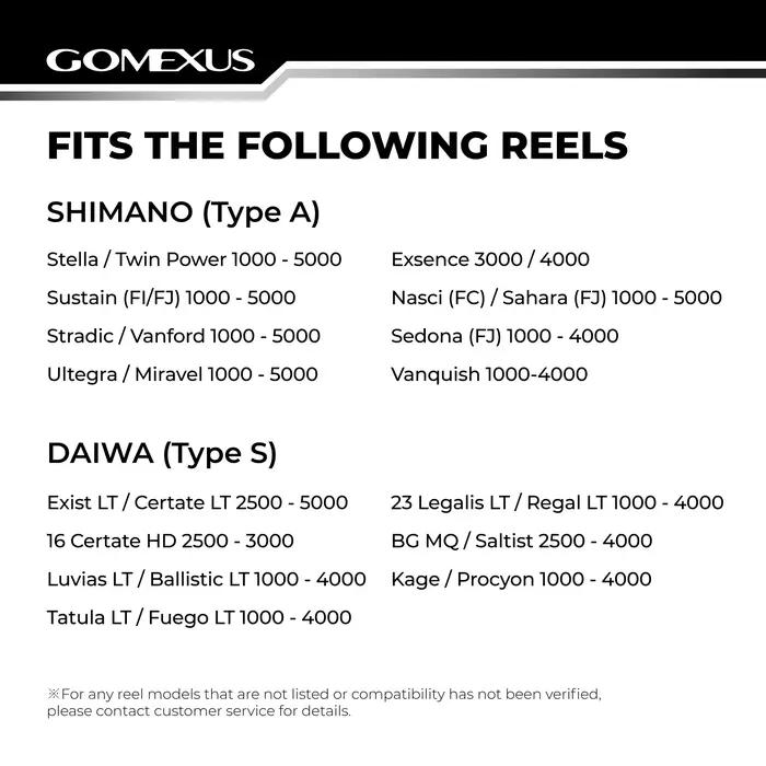 Poignée aluminium Gomexus 30mm pour moulinet Shimano Stradic Daiwa Stella réglage personnalisé