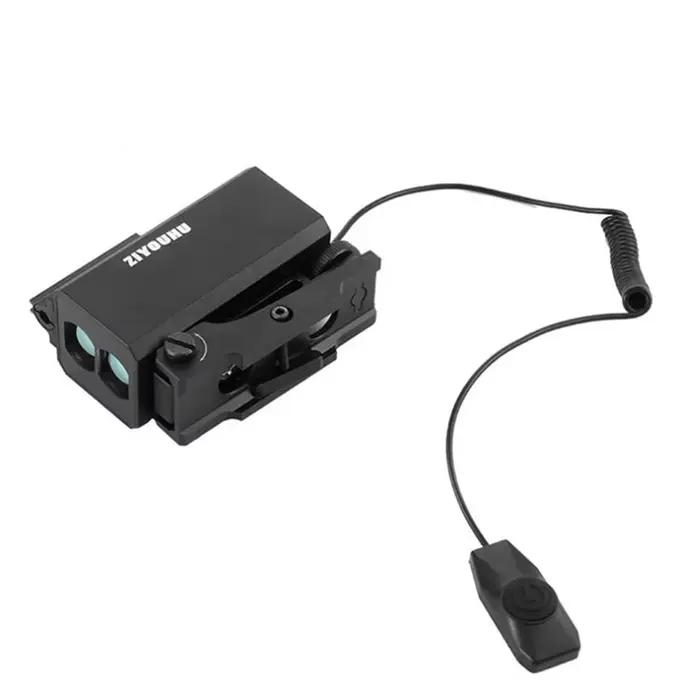 Télémètre laser mini métal professionnel 2-en-1 pour chasse et pêche - Mesure 1200m avec vitesse