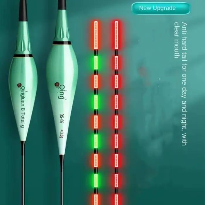Flotteur intelligent 2025 avec capteur gravité et LED - Détection morsure poisson pêche France