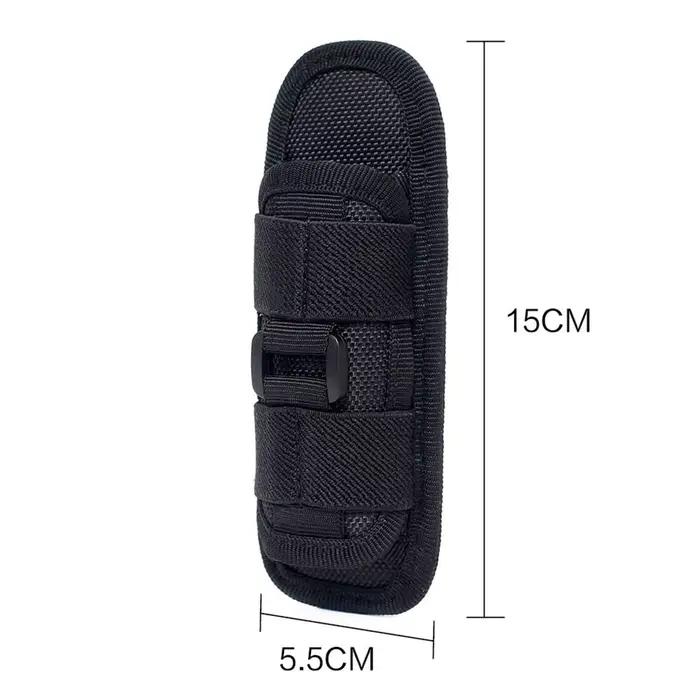 Étui rotatif 360° pour lampe torche tactique chasse pêche étui ceinture holster portable étanche