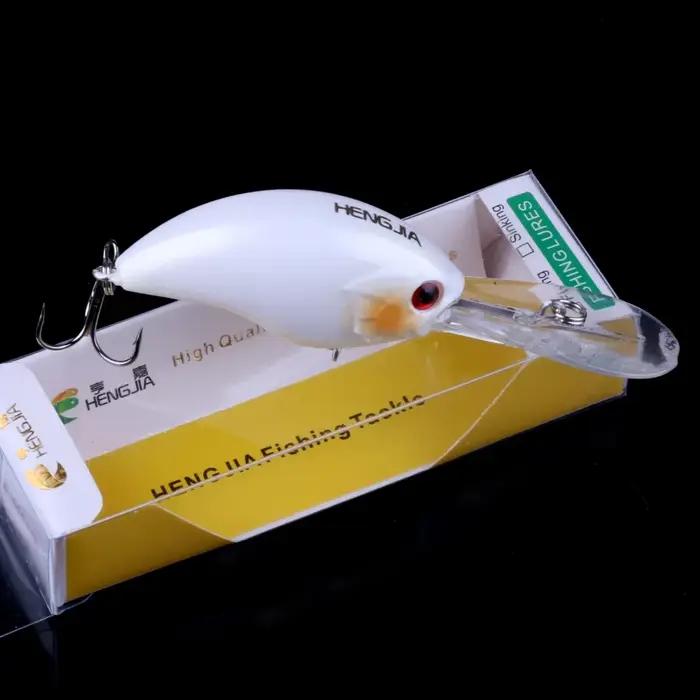 Leurre crankbait HENGJIA 13g/9cm - Leurre dur minnow grande langue pour bar et brochet