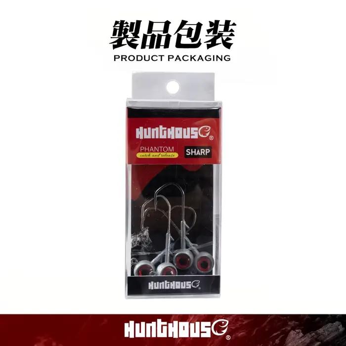 Hameçons de pêche Ajing Hunthouse 5g 7g 10g 14g, tête plombée zinc pour leurre rockfish et sébaste