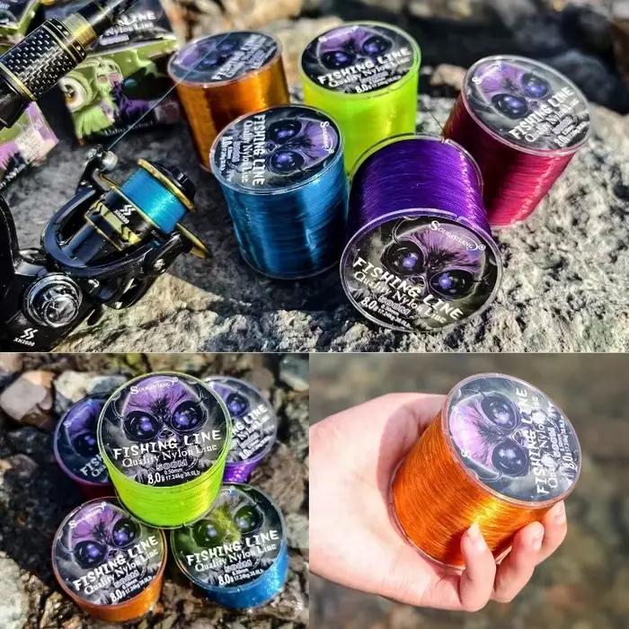 Ligne de pêche Sougayilang Nylon 100m-500m Monofilament Japonais ultra-résistant pour eau douce et salée