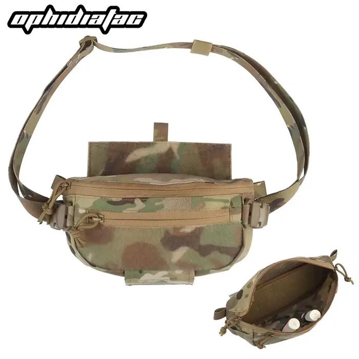 Sac bandoulière tactique compact OPHIDIAN - sac rapide intégré gilet airsoft chasse pêche