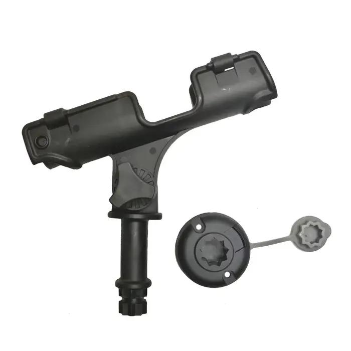 Support canne pêche rotatif 360° nylon kayak bateau à rames pêche sportive