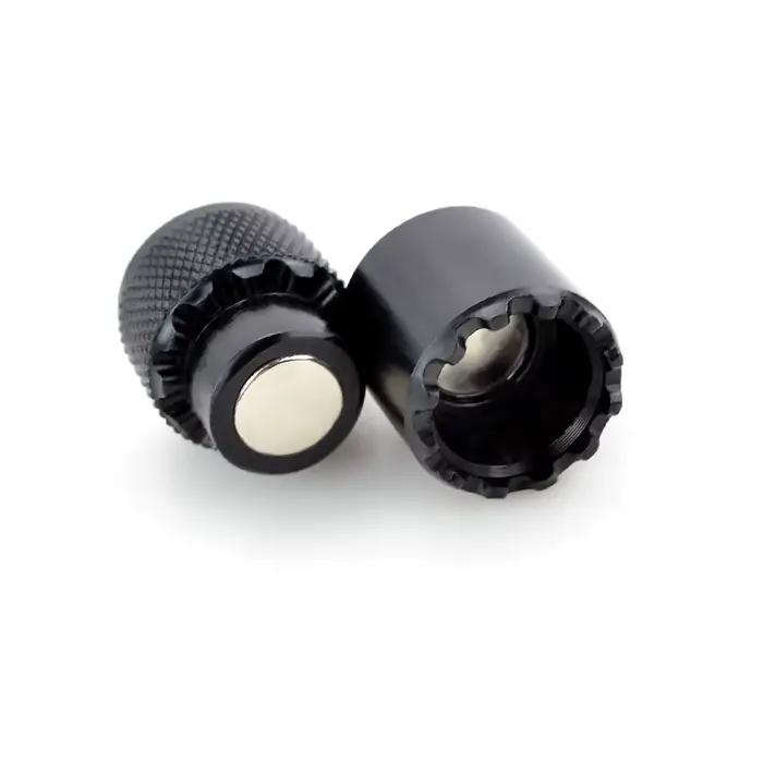 Connecteur rapide aluminium pour alarmes de pêche carpe - Adaptateur rod pod - Accessoires Hirisi AQ210