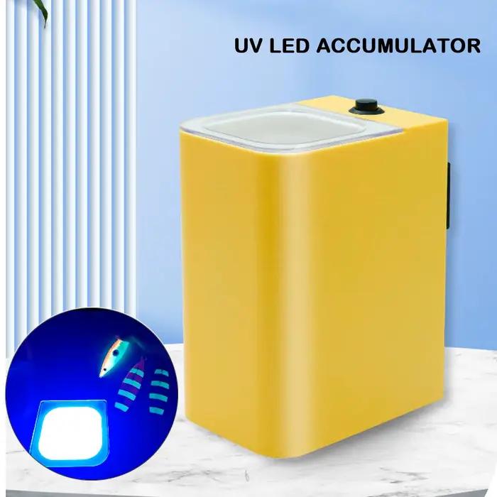 Leurre LED UV rechargeable pour pêche en mer - Appât lumineux pour calamars et poissons