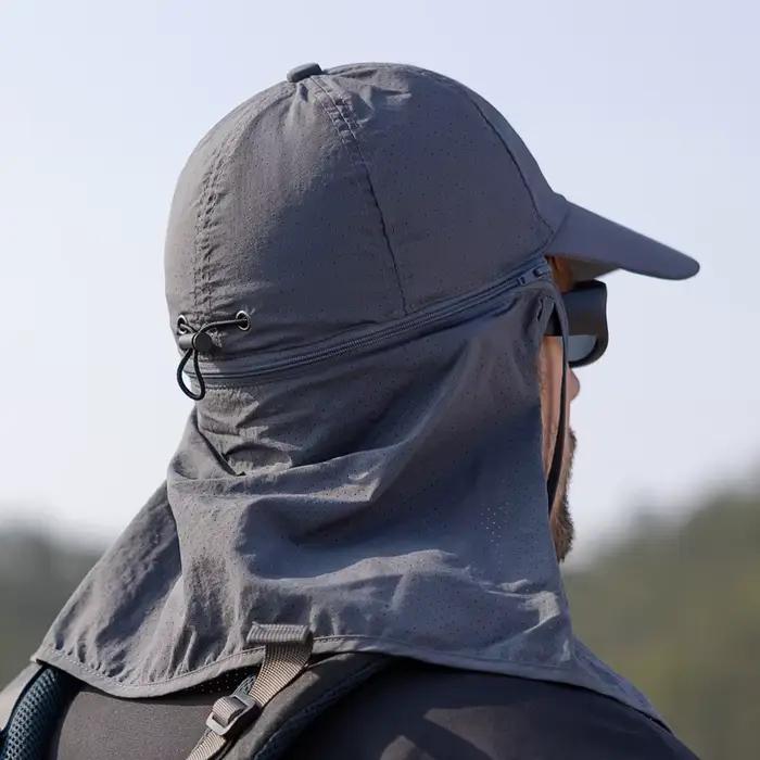 Chapeau de pêcheur Xinbaoguan 9237 été protection solaire homme femme séchage rapide écharpe casquette