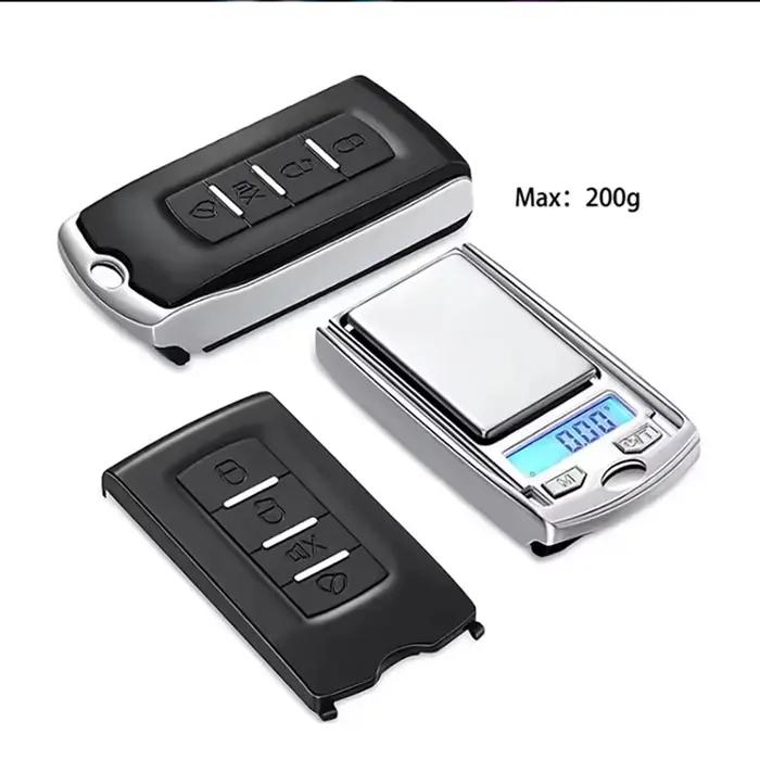 Balance numérique portable 200g/100g 0.01g précision pêche forme clé voiture LCD