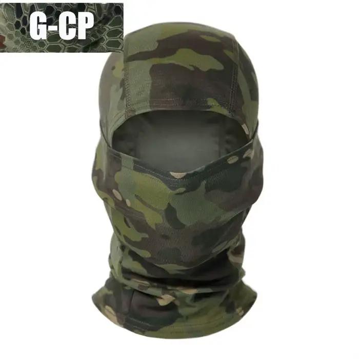 Cagoule tactique Multicam camouflage intégrale pour chasse, pêche, cyclisme et activités outdoor