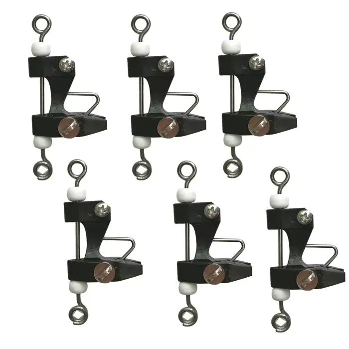 Clips de tension pour downrigger de pêche - 6 clips à déclenchement pour pêche au traîne en kayak et bateau