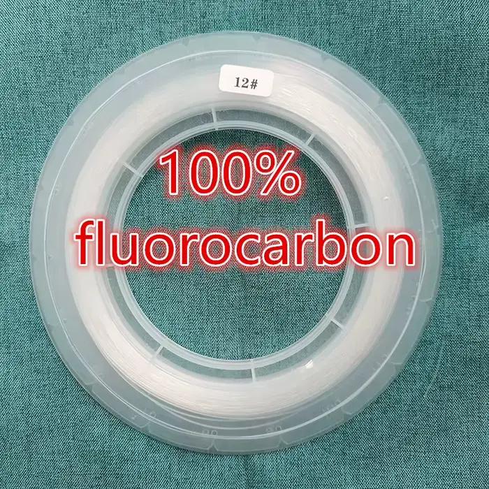 Fluorocarbone 100M 0.70mm 0.90mm Transparent pour Pêche en Mer et Pêche au Bar en Bateau
