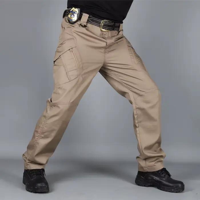 Pantalon tactique imperméable SWAT camouflage pêche chasse - Cargo multi-poches homme outdoor