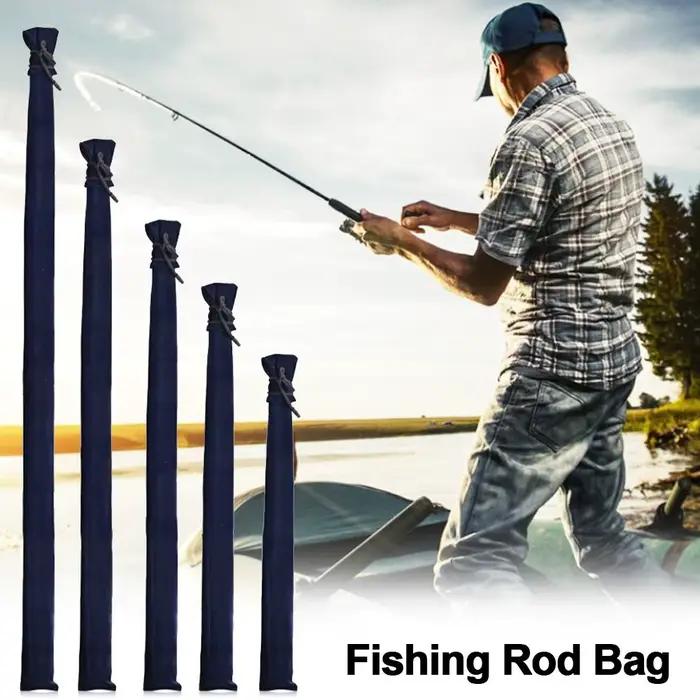 Sac cannes pêche velours épais multifonction pliable - Housse protection cannes leurres portable transport pêche