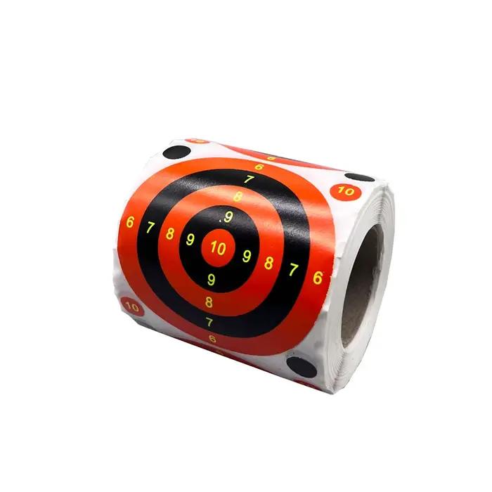 Cibles autocollantes réactives éclaboussantes 7.5cm pour tir pêche fusil pistolet - Précision