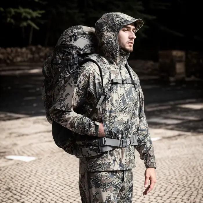 Veste de pluie chasse homme point de rosée camouflage pêche vêtements chasse imperméable