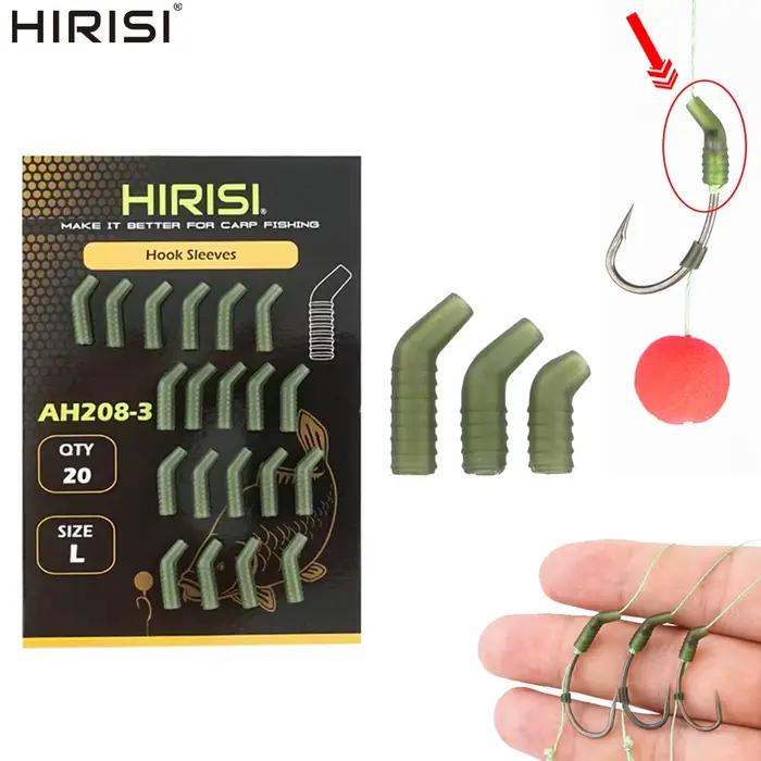 40 manchons anti-emmêlement Hirisi pour pêche à la carpe - Alignement parfait des hameçons et accessoires
