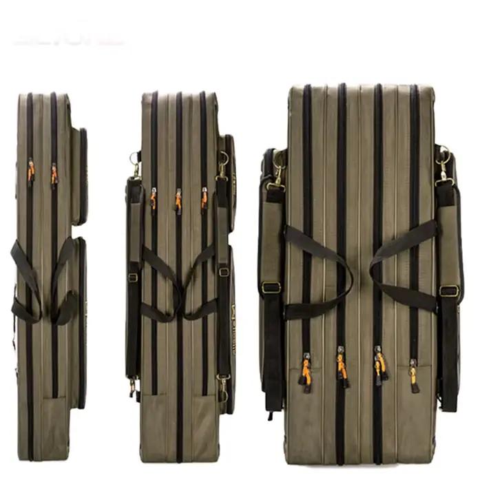 Grand sac de stockage pour cannes pêche 80-130cm - Sac Oxford épais pour équipement pesca homme